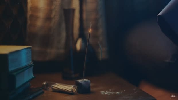 Incense in the Taylor Swift "Lavender Haze" video<p>VEVO</p>