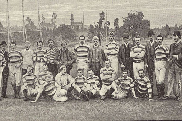 British & Irish Lions en una imagen de 1888