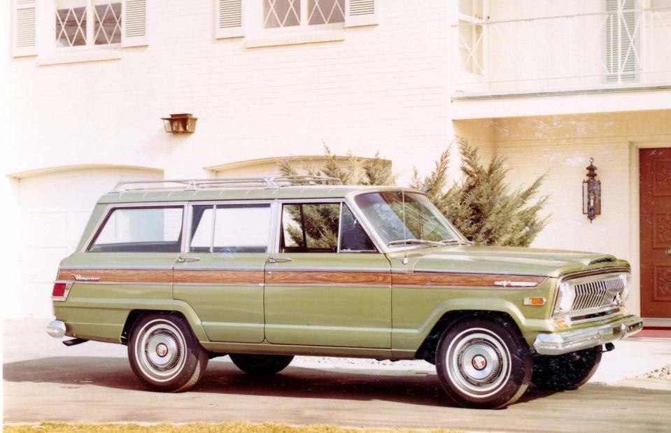 <p>Legendary industrial designer Brooks Stevens penned the Jeep Wagoneer in the early 1960s; it became so popular that the truck remained in production virtually unchanged for nearly 30 years. It wasn't the first SUV, but the Wagoneer was more carlike, comfortable and plush than the competition. Most Wagoneers have four doors, although some two-door and even two-door panel models were built in the early years. During 1965–1969, the rare Super Wagoneer was the most luxurious vehicle Jeep produced. Passengers were treated to a leather interior, eight-track stereo, and a powerful 327-cubic-inch V-8 paired to a console-shifted automatic.</p>