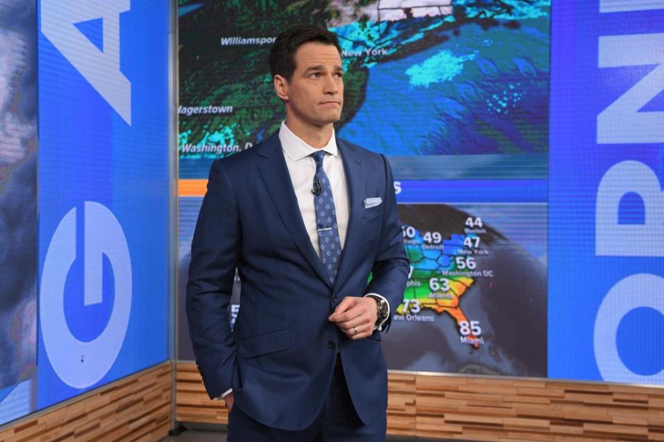 Rob Marciano, who appeared on “Good Morning America” and “World News Tonight” for more than a decade, made news last year amid complaints about his behavior over the years. Disney General Entertainment Content via Getty Images