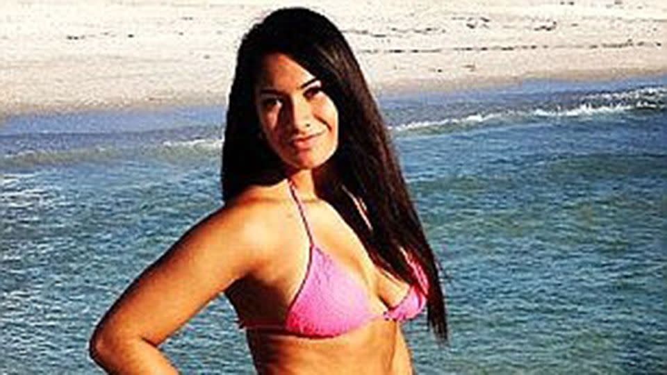 Elissa Alvarez has been convicted for allegedly having sex on a beach in front of a three-year-old. Photo: Facebook