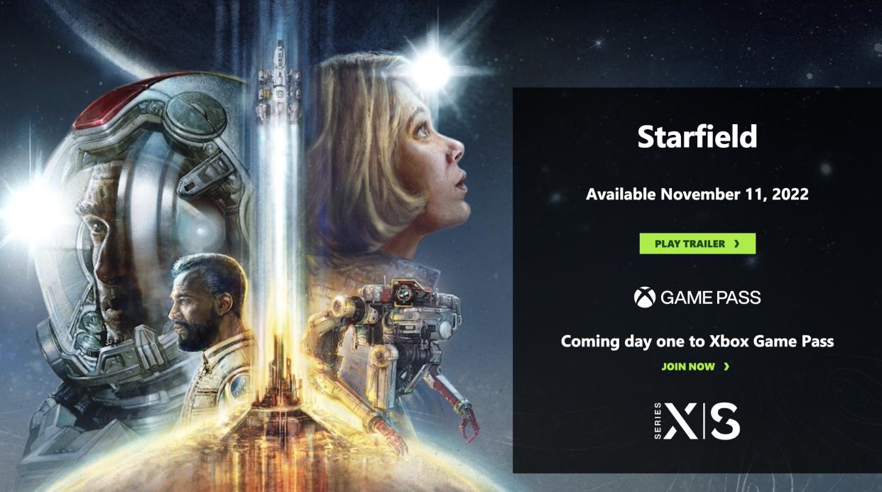 Bethesda's 'Starfield' will not be available to Sony or Nintendo players. (Image: Microsoft)