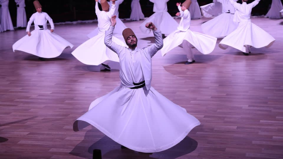 Whirling dervishes regularly perform "Sema" rituals in Konya. - Adem Altan/AFP/Getty Images