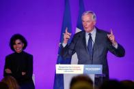 Michel Barnier, former EU chief negotiator and Les Republicains party presidential primary candidate, in Paris