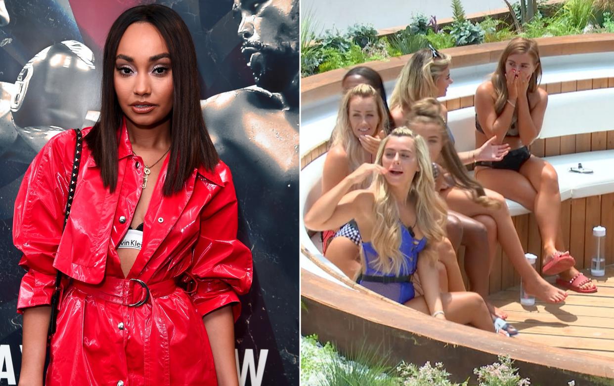 Leigh-Ann Pinnock of Little Mix isn’t impressed by Love Island’s lack of diversity. (Getty)