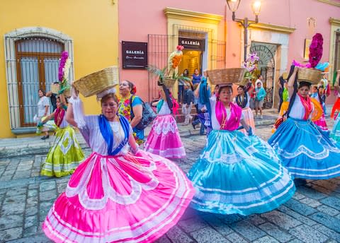 The Day of the Dead festivities in Oaxaca, Mexico - Credit: Getty
