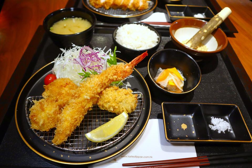 itacho tonkatsu - seafood set