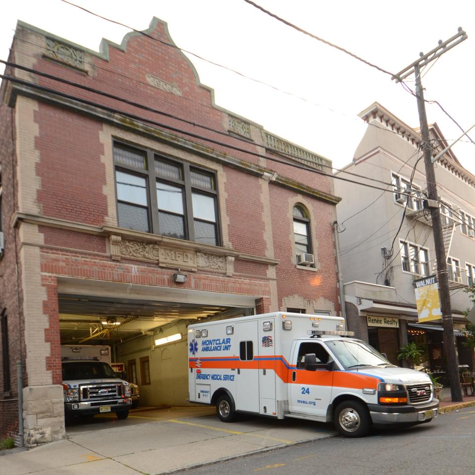 The Montclair Ambulance Unit on Walnut Street.