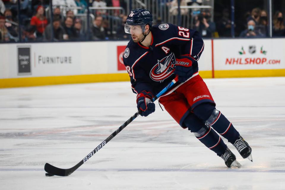 Entering Tuesday, Blue Jackets forward Oliver Bjorkstrand had recorded seven of his 19 points (two goals, five assists) on the power play.