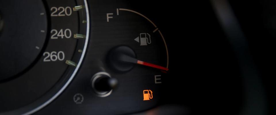 Running on fumes - low gas tank