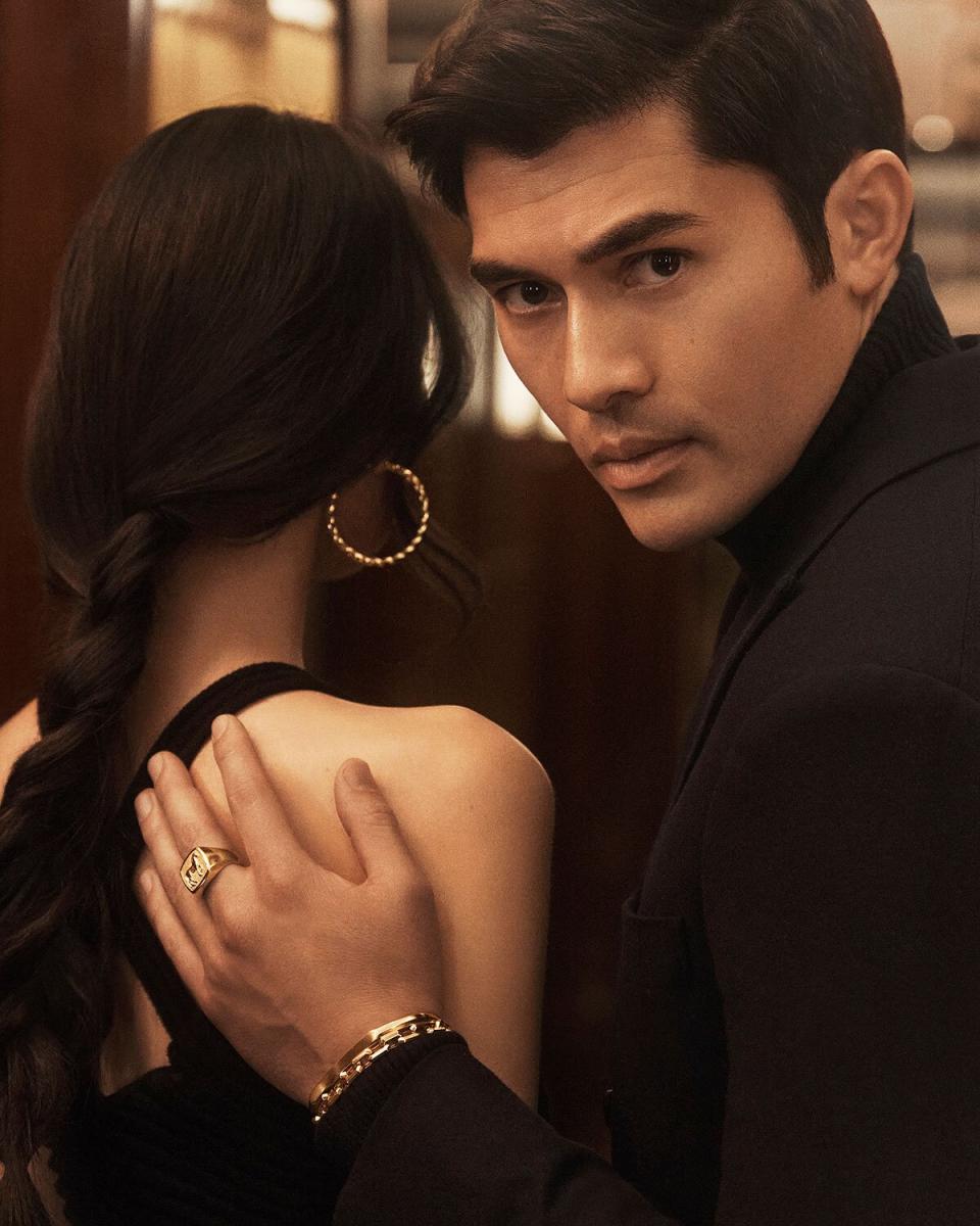 Henry Golding for his holiday David Yurman campaign