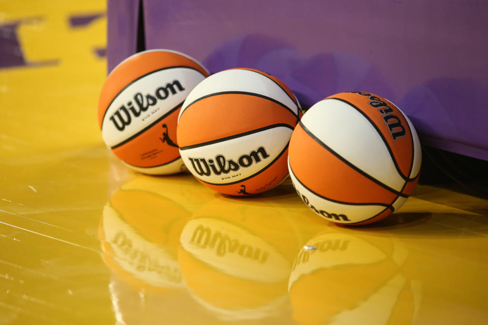 Made with genuine leather, the ball retails for $100. (Photo by Jevone Moore/Getty Images)