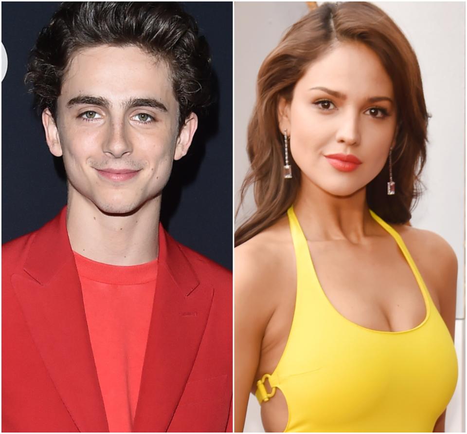 Timothée Chalamet And Eiza González