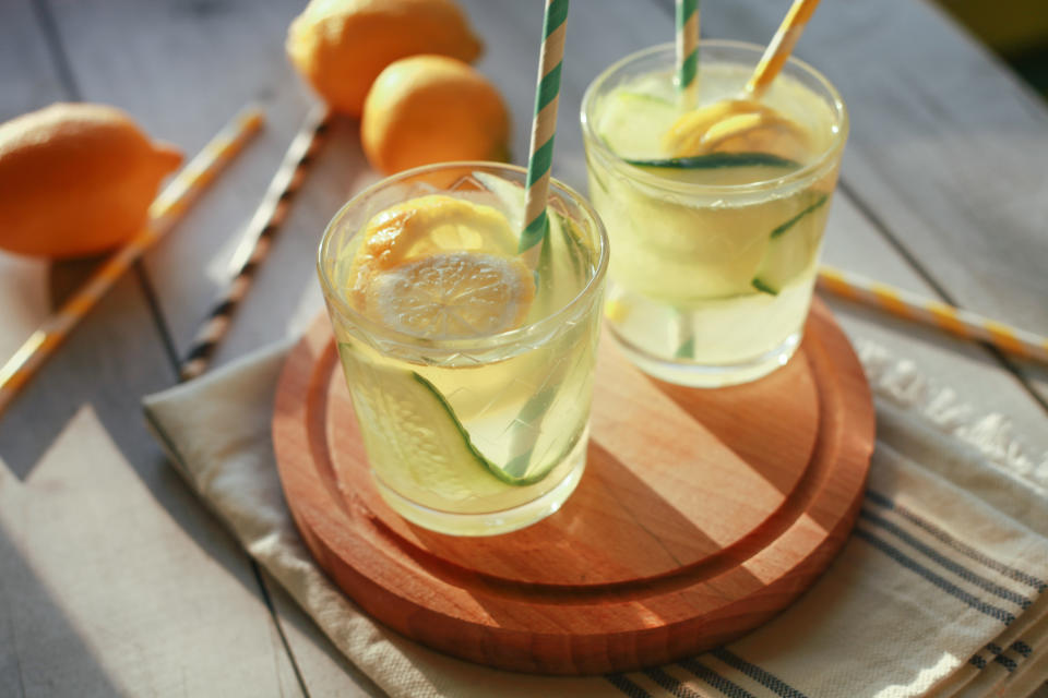 氣泡水食譜1：小黃瓜薄荷氣泡水（示意圖/Getty Image）