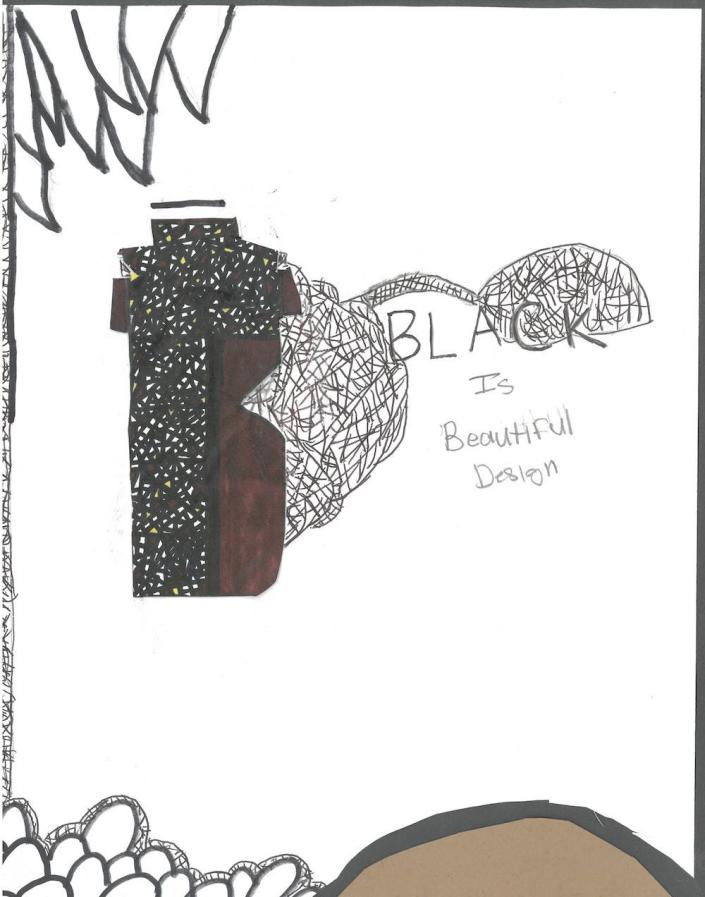 Artwork from members. of the Boys and Girls Club of Henderson County for USCellular's Black History Month Art Contest. Ten finalists were selected from the Boys and Girls Club. This artwork is of Zelda Wynn Valdes.