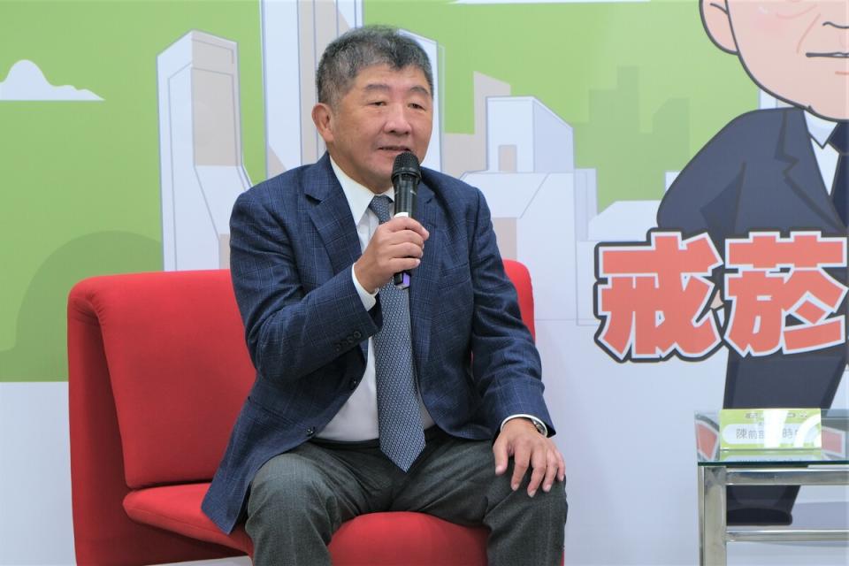 前衛福部部長陳時中分享戒菸口訣：「今天就戒，明天再抽」，並透露戒菸者可把目標放小、階段式成功。   圖：國健署／提供