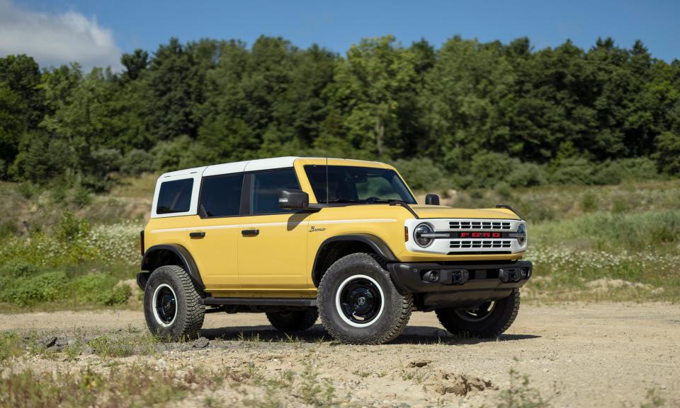 The Ford Bronco Heritage Edition.