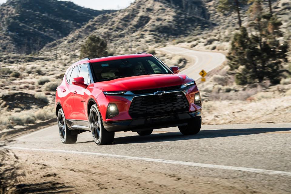 <p>The RS, which slots below the range-topping Premier model and sports unique styling elements and a slightly firmer suspension tune, also gets the more advanced of the Blazer's two available AWD systems with a torque-vectoring rear axle.</p>