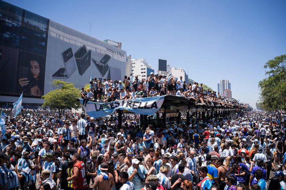 Argentina World Cup celebration