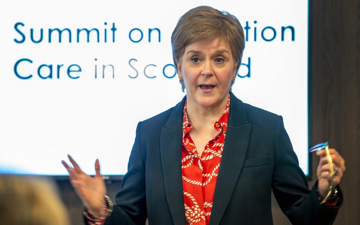 First Minister Nicola Sturgeon - Lesley Martin/PA