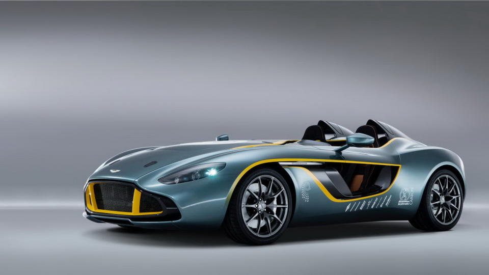 圖／Aston Martin V12 Speedster設計靈感來自於1959年贏得利曼大賽的Aston Martin DBR1，同時也參考2013 Aston Martin CC100 concept概念車。