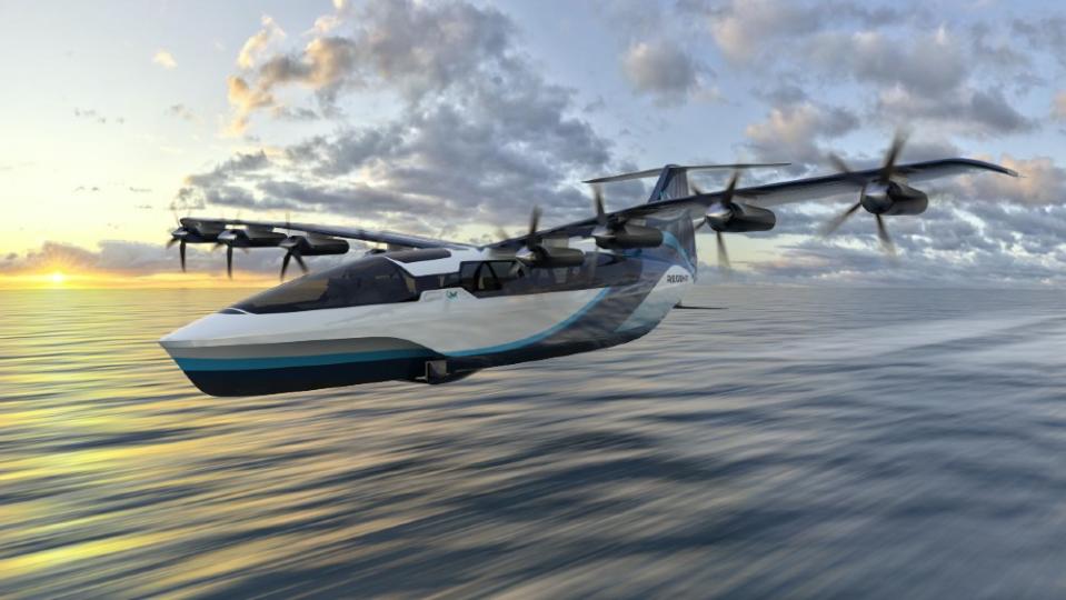 The Regent Viceroy is a 12-person ekranoplan that is the first fully electric ground-effect aircraft.