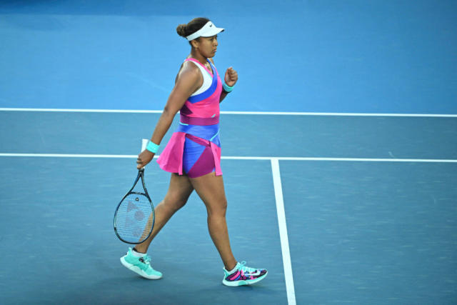 Naomi Osaka pauses during Australian Open match to save butterfly