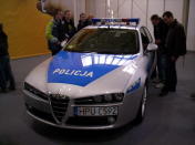 An Alfa Romeo 159 of Greater Poland Voivodeship police.