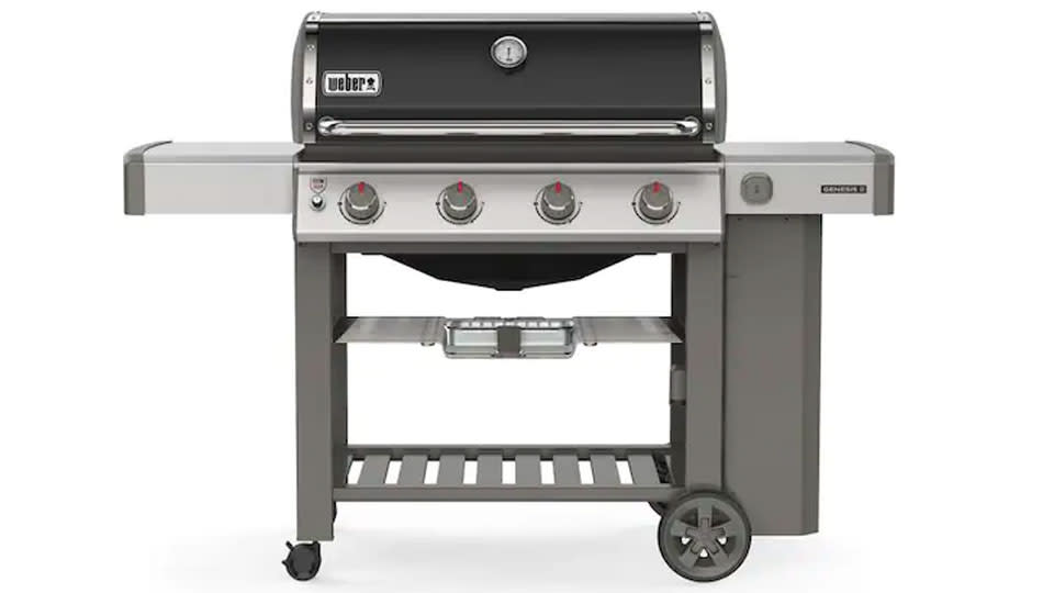 Weber is the best name in the grilling game, and this model has tons of cool features. (Photo: Lowe's)