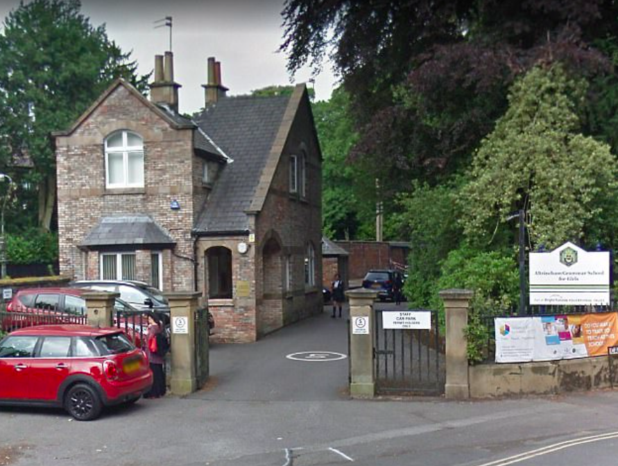 <em>Altrincham Grammar School for Girls will no longer address pupils as ‘girls’ (Google)</em>