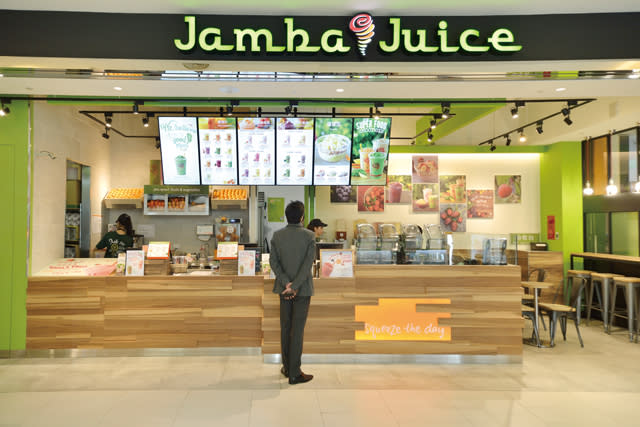 美國加州果昔品牌Jamba Juice，提供多樣化的飲品讓你喝的健康。