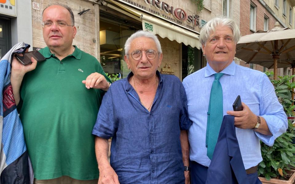 (From left to right): Salvatore Nocera, Marcello Santelia and Giuseppe Spagnuolo