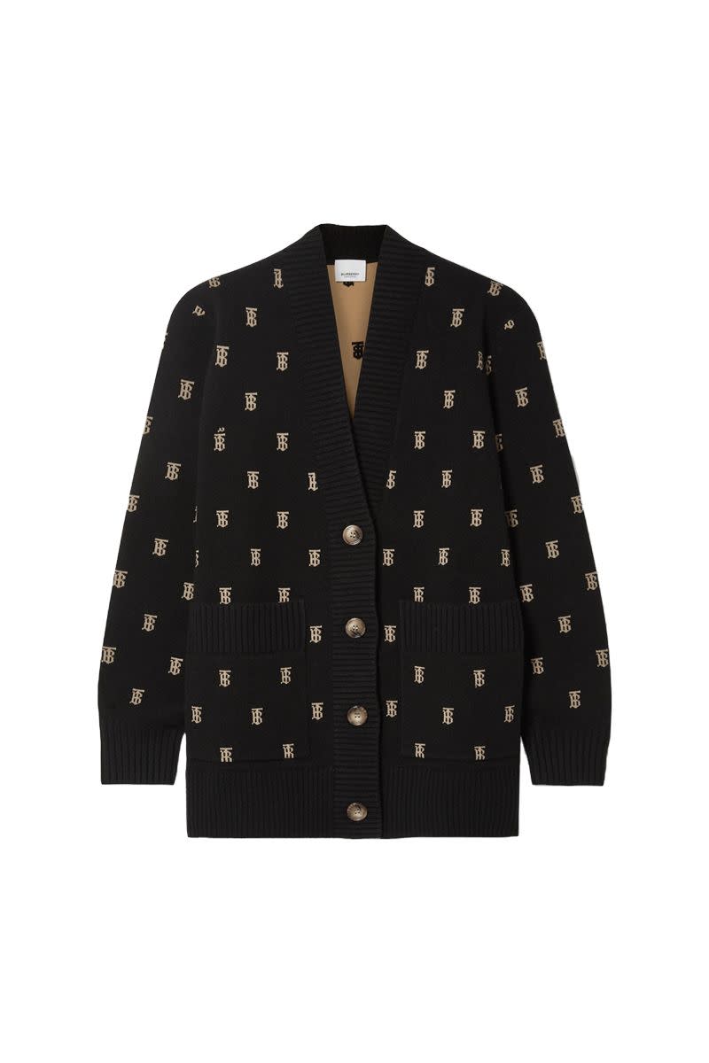 Burberry Logo Knitted Cardigan