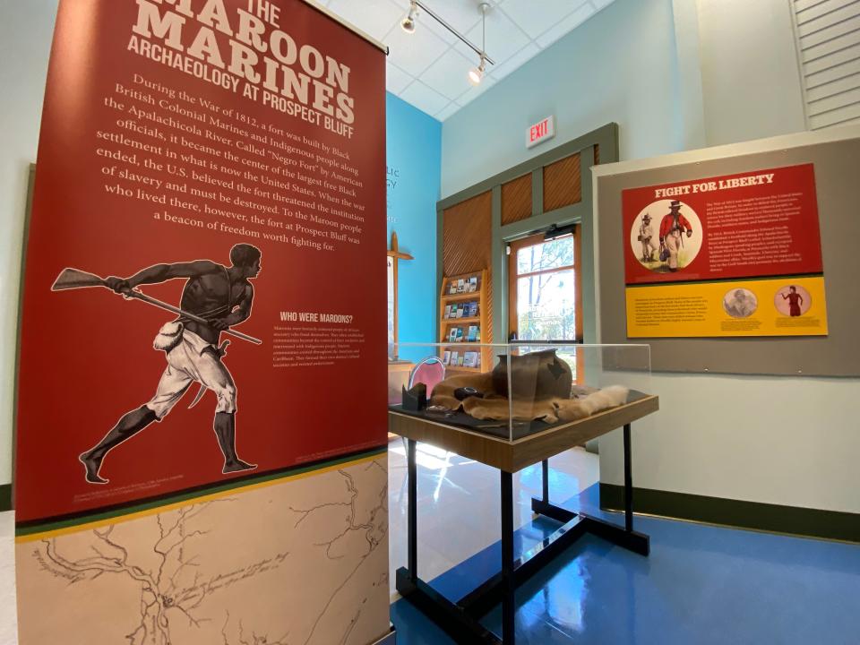 The Florida Public Archaeology Network is presenting a new exhibit called "The Maroon Marines: Archaeology at Prospect Bluff." It details the battle at Prospect Bluff, which held the largest free Black settlement in what is now the United States.