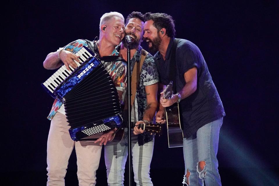 Old Dominion performs during CMA Fest at Nissan Stadium on June 12.