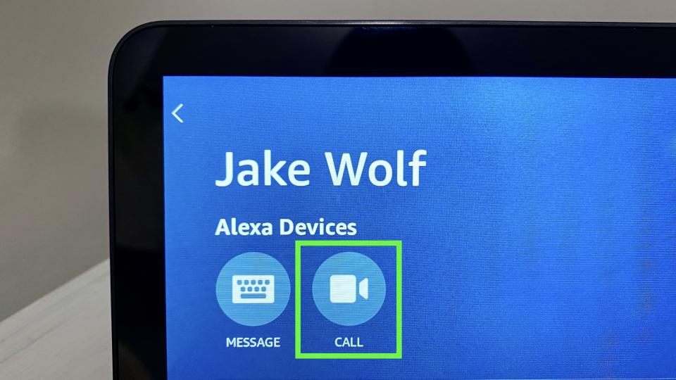 How to make a video call using the Echo Show