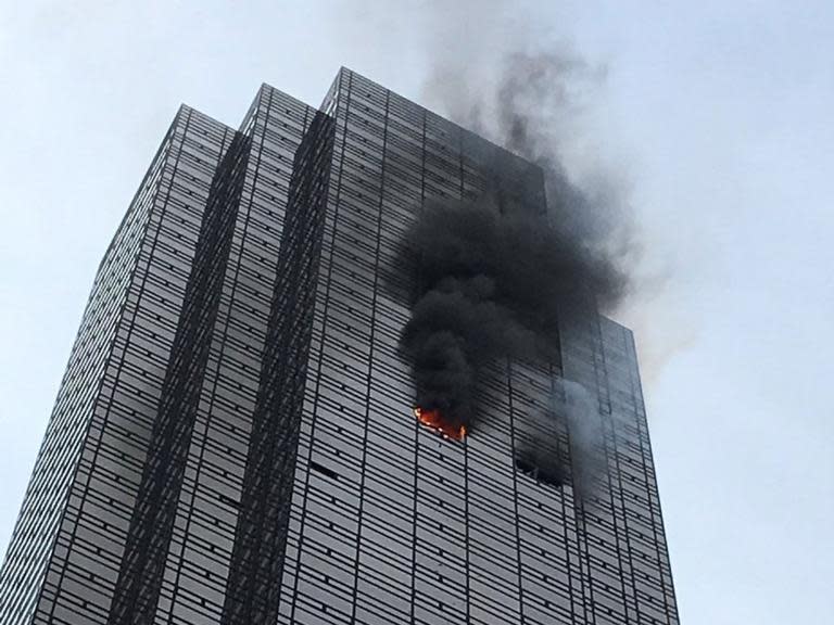 Trump Tower fire: Man dies after blaze breaks out on 50th floor of New York skyscraper