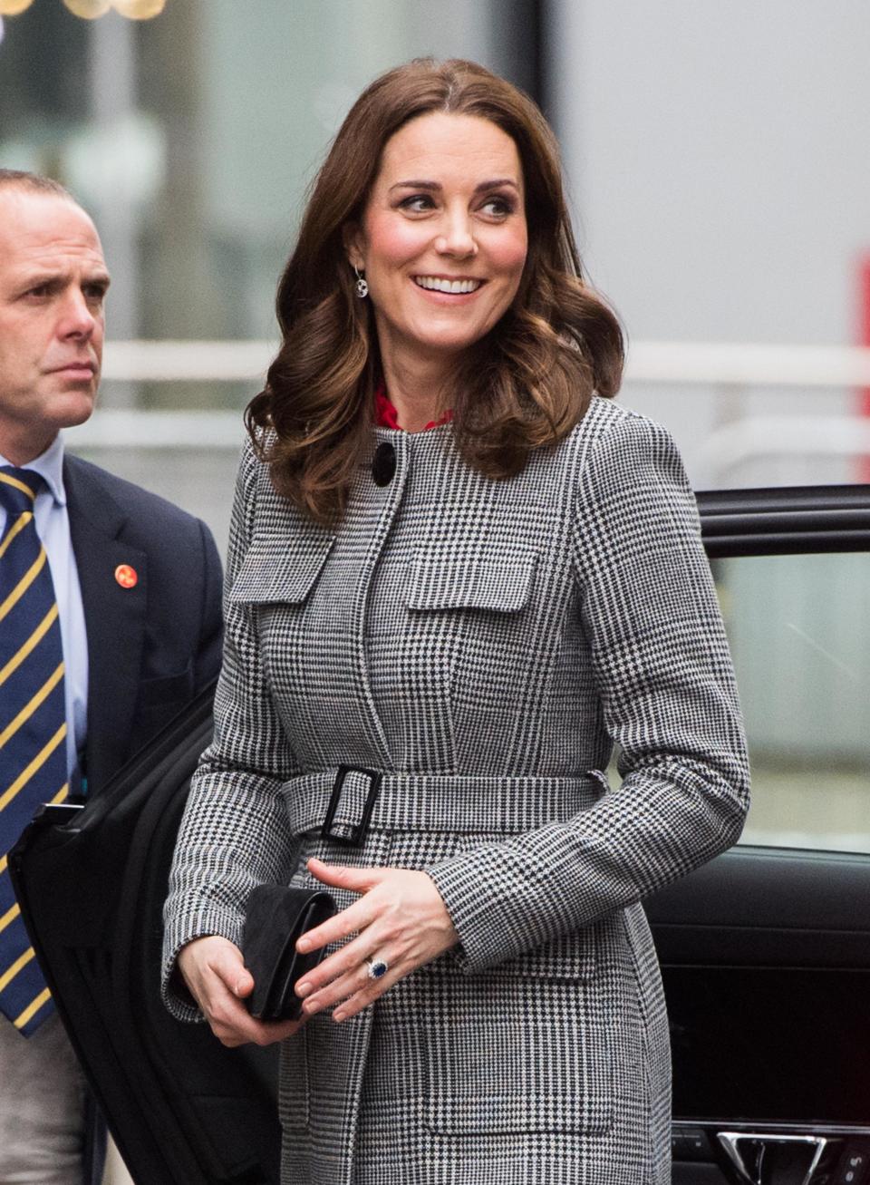 <p>Both the Duchess of Cambridge and the Queen are always seen wearing neutral-coloured nail polish, but this is likely not due to personal choice and more about royal etiquette. Royal wardrobe rules state that no coloured nail polish should be worn during public engagements.</p>