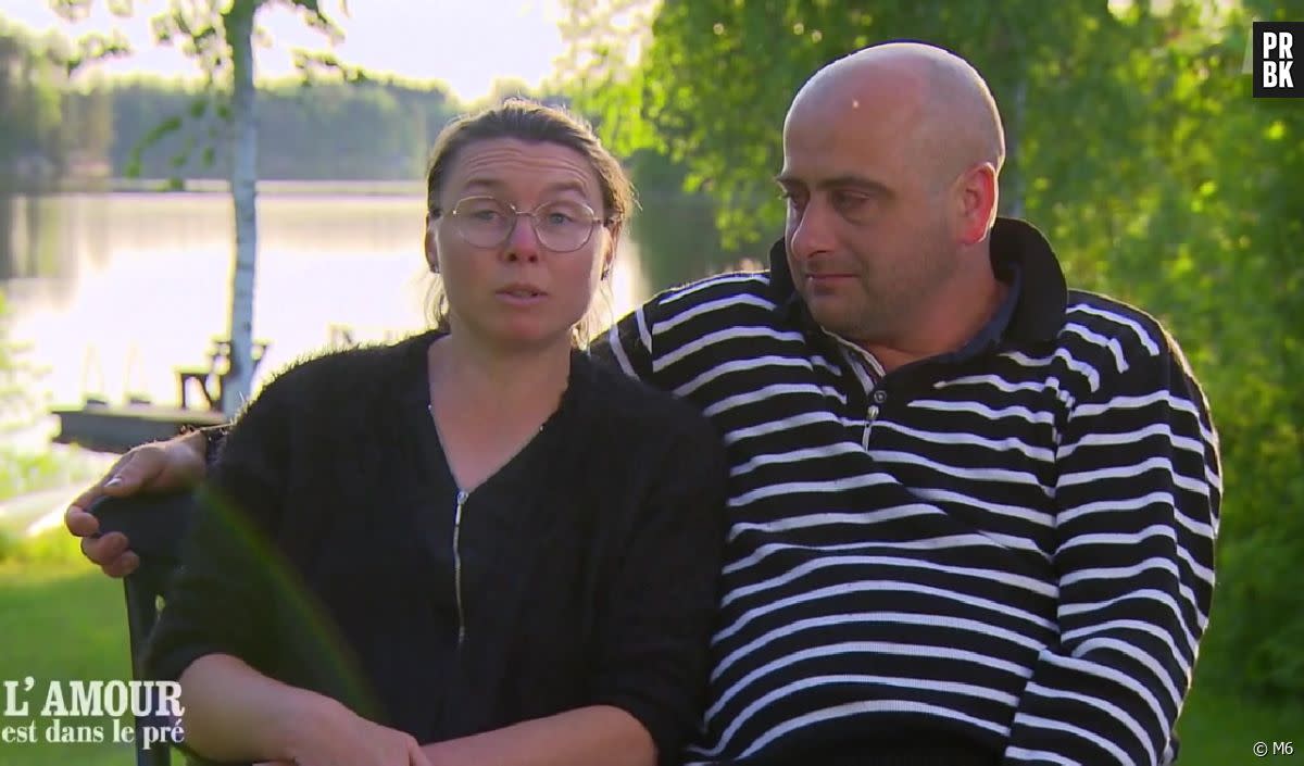 Véronique et Charles se retrouvent et s'embrassent directement. L'agriculteur se confie sur leur rupture. - M6