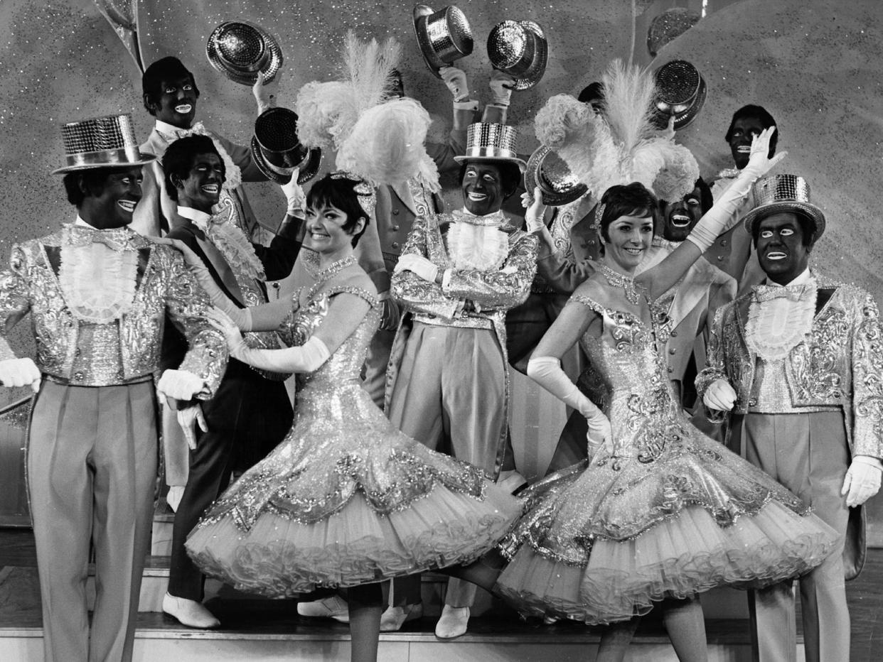 Dancers from 'The Black and White Minstrel Show': Getty