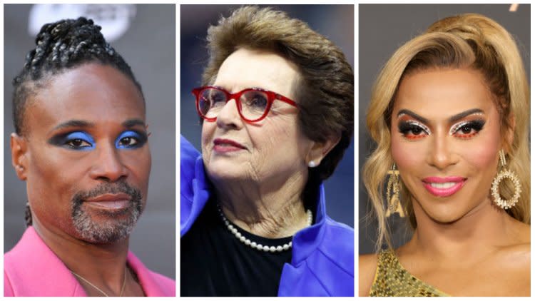 Billy Porter Billie Jean King Shangela