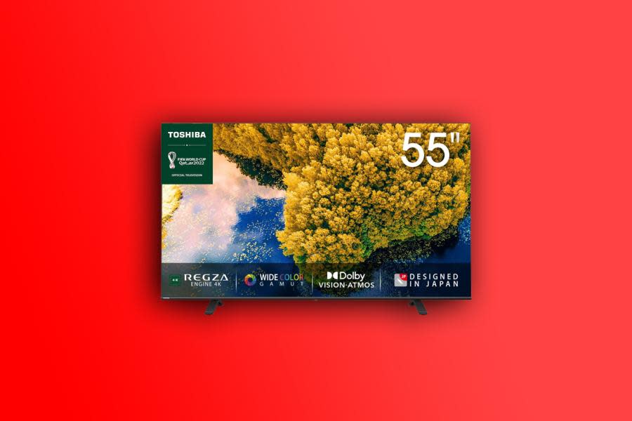 Oferta: un televisor Toshiba 4K de 55 pulgadas a un precio increíble; tiene casi 50% de descuento