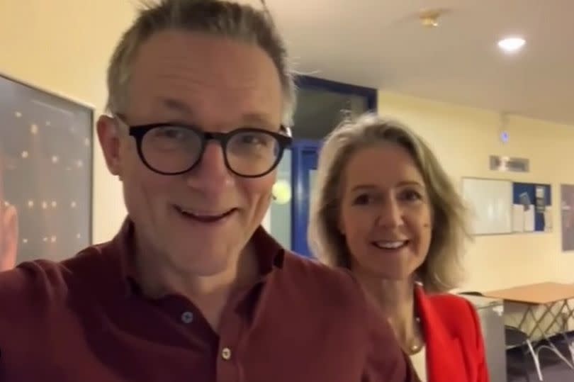 Michael Mosley and wife Clare
