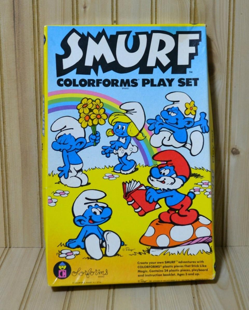 Smurfs Colorforms