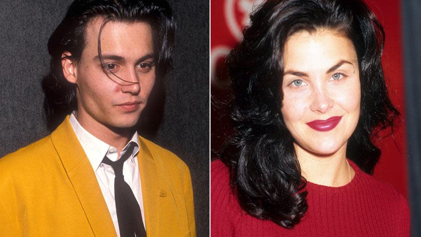 Depp had a romance with - and was eventually engaged to - actress Sherilyn Fenn from 1985 to 1988. The pair met on the set of student film <i>Dummies</i>, before they split three years later.