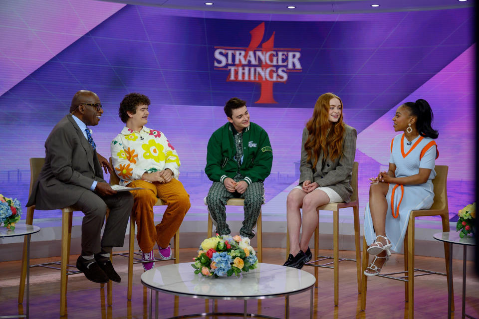 Gaten Matarazzo, Noah Schnapp, Sadie Sink and Priah Ferguson visited TODAY to talk about 