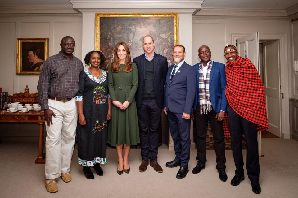 <a href="https://people.com/tag/kate-middleton/" rel="nofollow noopener" target="_blank" data-ylk="slk:Kate Middleton;elm:context_link;itc:0;sec:content-canvas" class="link ">Kate Middleton</a> and Prince William <a href="https://people.com/royals/kate-middleton-cancels-outing-with-prince-william-at-the-last-minute-because-of-her-kids/" rel="nofollow noopener" target="_blank" data-ylk="slk:hosted tea at Kensington Palace;elm:context_link;itc:0;sec:content-canvas" class="link ">hosted tea at Kensington Palace</a>, where they met with the Tusk Awards nominees and finalists. The Duchess of Cambridge opted for a green belted midi dress and olive green pumps to match. <strong>Get the Look!</strong> FINCATI Long Sweater Cashmere Belt Fitted Waist Maxi Dresses, $49; <a href="https://www.amazon.com/FINCATI-Dresses-Cashmere-Pleated-Ruffled/dp/B078MKVDSP/ref=as_li_ss_tl?ie=UTF8&linkCode=ll1&tag=poamzfkatemiddletonfallstylekphillips1119-20&linkId=1a80cafd09945053e5912ba7eea7cb85&language=en_US" rel="nofollow noopener" target="_blank" data-ylk="slk:amazon.com;elm:context_link;itc:0;sec:content-canvas" class="link ">amazon.com</a> Eliza J Fit & Flare Sweater Dress, $138; <a href="https://click.linksynergy.com/deeplink?id=93xLBvPhAeE&mid=1237&murl=https%3A%2F%2Fshop.nordstrom.com%2Fs%2Feliza-j-fit-flare-sweater-dress%2F5015999%2Ffull&u1=PEO%2CShopping%3AEverythingYouNeedtoCopyKateMiddleton%E2%80%99sChicWinterStyle%2Ckamiphillips2%2CUnc%2CGal%2C7360903%2C202002%2CI" rel="nofollow noopener" target="_blank" data-ylk="slk:nordstrom.com;elm:context_link;itc:0;sec:content-canvas" class="link ">nordstrom.com</a> R.Vivimos Long Sleeve V Neck Elegant Knitted Slim Knee-Length A-Line Sweater Dress, $25.99–$29.99; <a href="https://www.amazon.com/R-Vivimos-Elegant-Knitted-Knee-Length-Sweater/dp/B0768VMTH7/ref=as_li_ss_tl?dchild=1&keywords=green+midi+sweater+dress+women&qid=1574437563&sr=8-17&linkCode=ll1&tag=poamzfkatemiddletonfallstylekphillips1119-20&linkId=d3c9527f35c919eaaa89ed1902e2d9aa&language=en_US" rel="nofollow noopener" target="_blank" data-ylk="slk:amazon.com;elm:context_link;itc:0;sec:content-canvas" class="link ">amazon.com</a> Harper Rose Pleated Fit & Flare Dress, $128; <a href="https://click.linksynergy.com/deeplink?id=93xLBvPhAeE&mid=1237&murl=https%3A%2F%2Fshop.nordstrom.com%2Fs%2Fharper-rose-pleated-fit-flare-dress%2F5263043%2Ffull&u1=PEO%2CShopping%3AEverythingYouNeedtoCopyKateMiddleton%E2%80%99sChicWinterStyle%2Ckamiphillips2%2CUnc%2CGal%2C7360903%2C202002%2CI" rel="nofollow noopener" target="_blank" data-ylk="slk:nordstrom.com;elm:context_link;itc:0;sec:content-canvas" class="link ">nordstrom.com</a> Closet London High Neck Belted Midi Dress in Forest Green, $106; <a href="https://click.linksynergy.com/deeplink?id=93xLBvPhAeE&mid=35719&murl=https%3A%2F%2Fwww.asos.com%2Fus%2Fcloset-london%2Fcloset-london-high-neck-belted-midi-dress-in-forest-green%2Fprd%2F13249022&u1=PEO%2CShopping%3AEverythingYouNeedtoCopyKateMiddleton%E2%80%99sChicWinterStyle%2Ckamiphillips2%2CUnc%2CGal%2C7360903%2C202002%2CI" rel="nofollow noopener" target="_blank" data-ylk="slk:asos.com;elm:context_link;itc:0;sec:content-canvas" class="link ">asos.com</a> Lauren Ralph Lauren Faux Wrap Dress, $165; <a href="https://click.linksynergy.com/deeplink?id=93xLBvPhAeE&mid=13867&murl=https%3A%2F%2Fwww.bloomingdales.com%2Fshop%2Fproduct%2Flauren-ralph-lauren-faux-wrap-dress%3FID%3D3553630&u1=PEO%2CShopping%3AEverythingYouNeedtoCopyKateMiddleton%E2%80%99sChicWinterStyle%2Ckamiphillips2%2CUnc%2CGal%2C7360903%2C202002%2CI" rel="nofollow noopener" target="_blank" data-ylk="slk:bloomingdales.com;elm:context_link;itc:0;sec:content-canvas" class="link ">bloomingdales.com</a> Bardot Sandiego Midi Dress, $119; <a href="http://www.anrdoezrs.net/links/8029122/type/dlg/sid/PEO,Shopping:EverythingYouNeedtoCopyKateMiddleton’sChicWinterStyle,kamiphillips2,Unc,Gal,7360903,202002,I/https://www.revolve.com/bardot-sandiego-midi-dress/dp/BARD-WD336/" rel="nofollow noopener" target="_blank" data-ylk="slk:revolve.com;elm:context_link;itc:0;sec:content-canvas" class="link ">revolve.com</a>