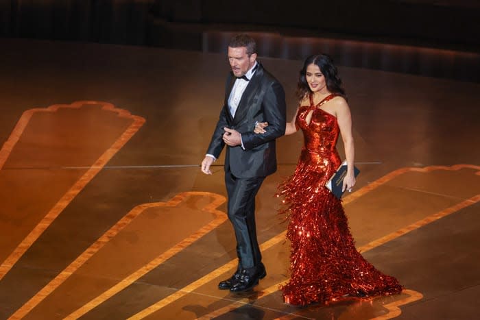 Antonio Banderas y Salma Hayek