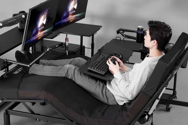 New Japanese Gaming Bed Proves Humanity Has Peaked