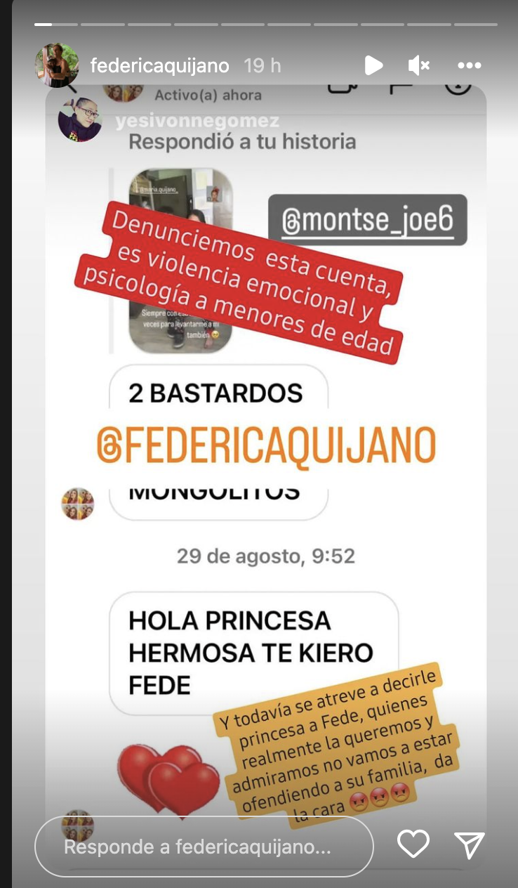 Instagram @federicaquijano